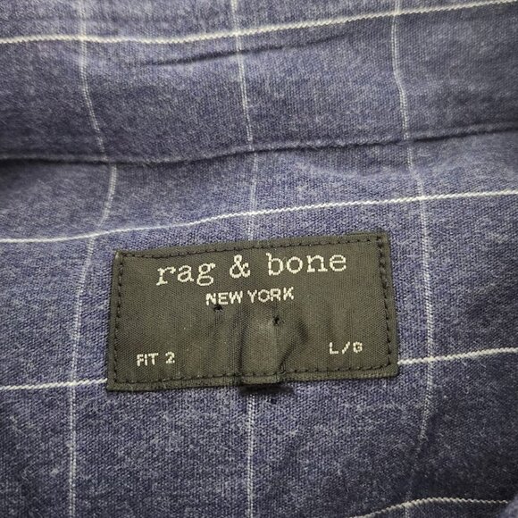 Rag & Bone Men's Long Sleeve Button-Down Shirt Size Large - Picture 4 of 4
